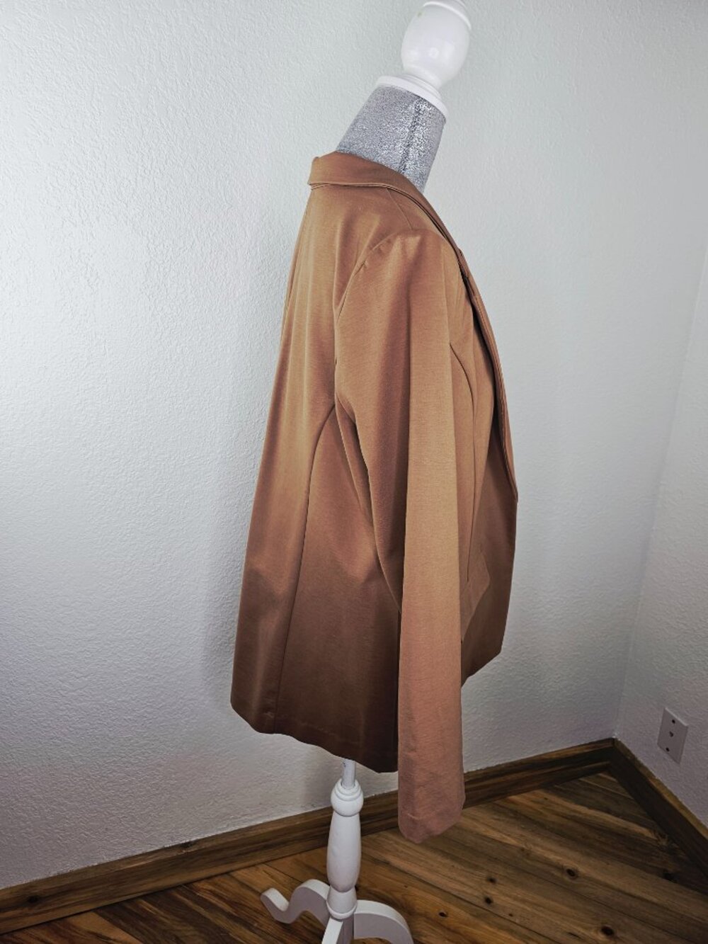 Liverpool Boyfriend Blazer Maple Brown Ponte Size XL - Picture 2 of 6